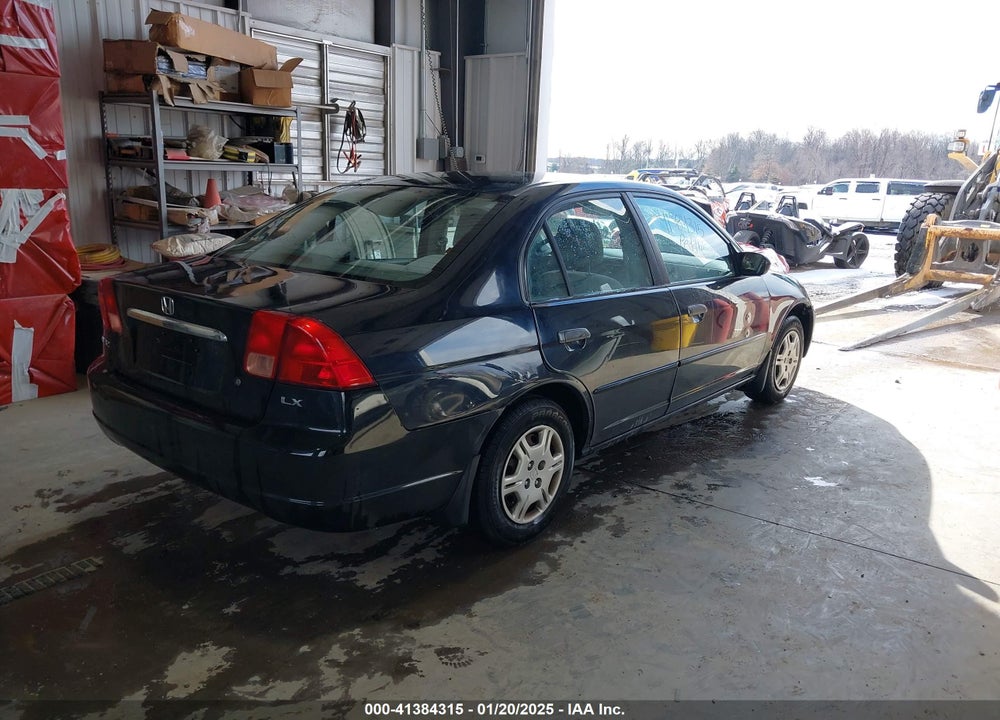2001 HONDA CIVIC LX VIN: 2HGES16571H592083