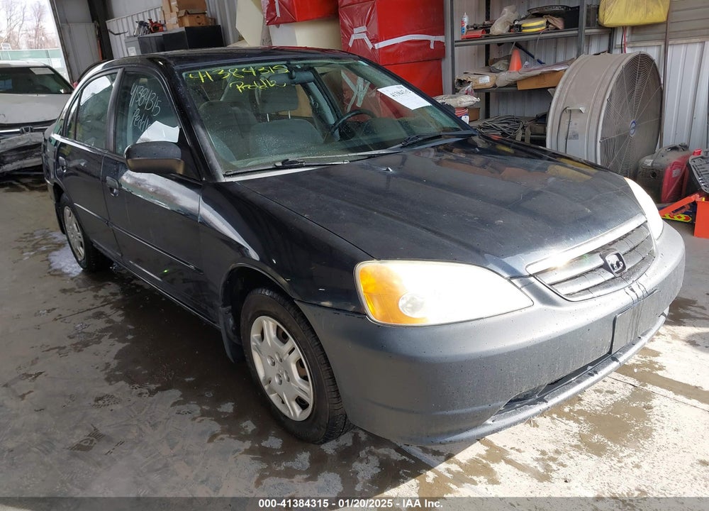 2001 HONDA CIVIC LX VIN: 2HGES16571H592083
