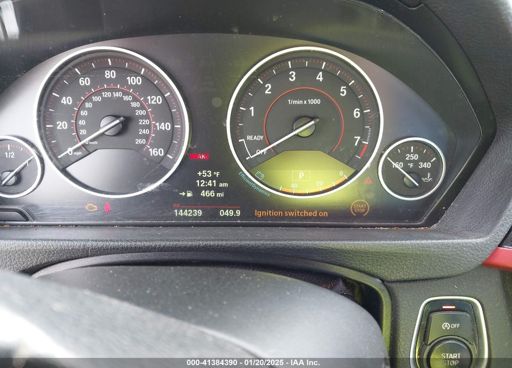 2014 BMW 328I VIN: WBA3A5C55EF605311