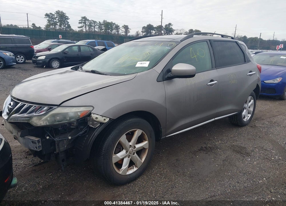 2010 NISSAN MURANO SL VIN: JN8AZ1MW0AW116316