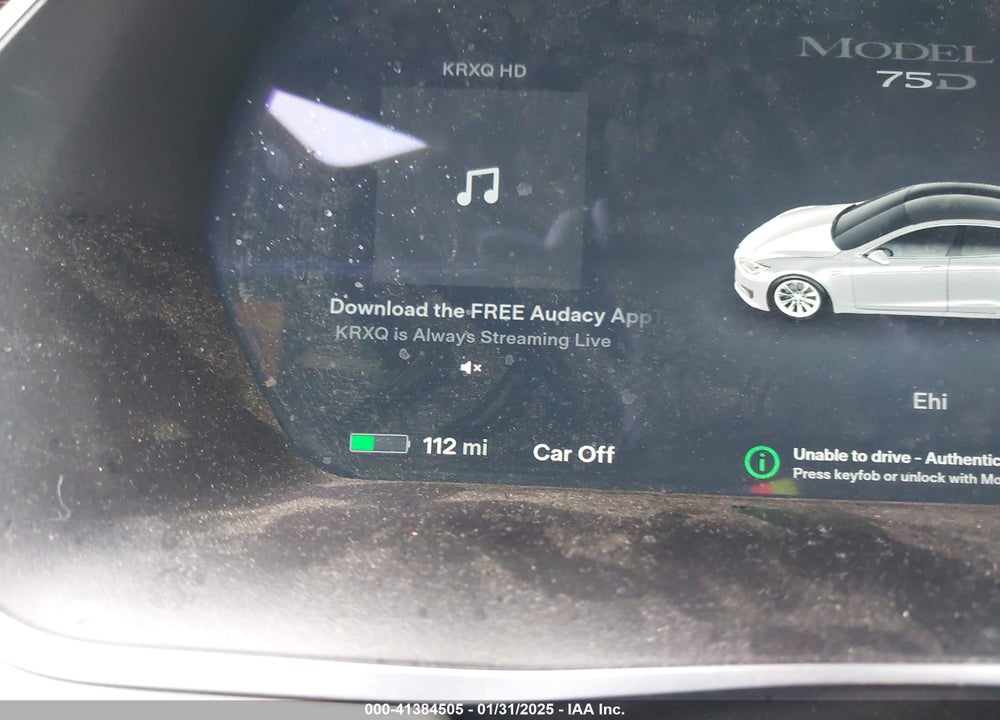 2017 TESLA MODEL S 100D/60D/75D/90D/P100D VIN: 5YJSA1E26HF202697