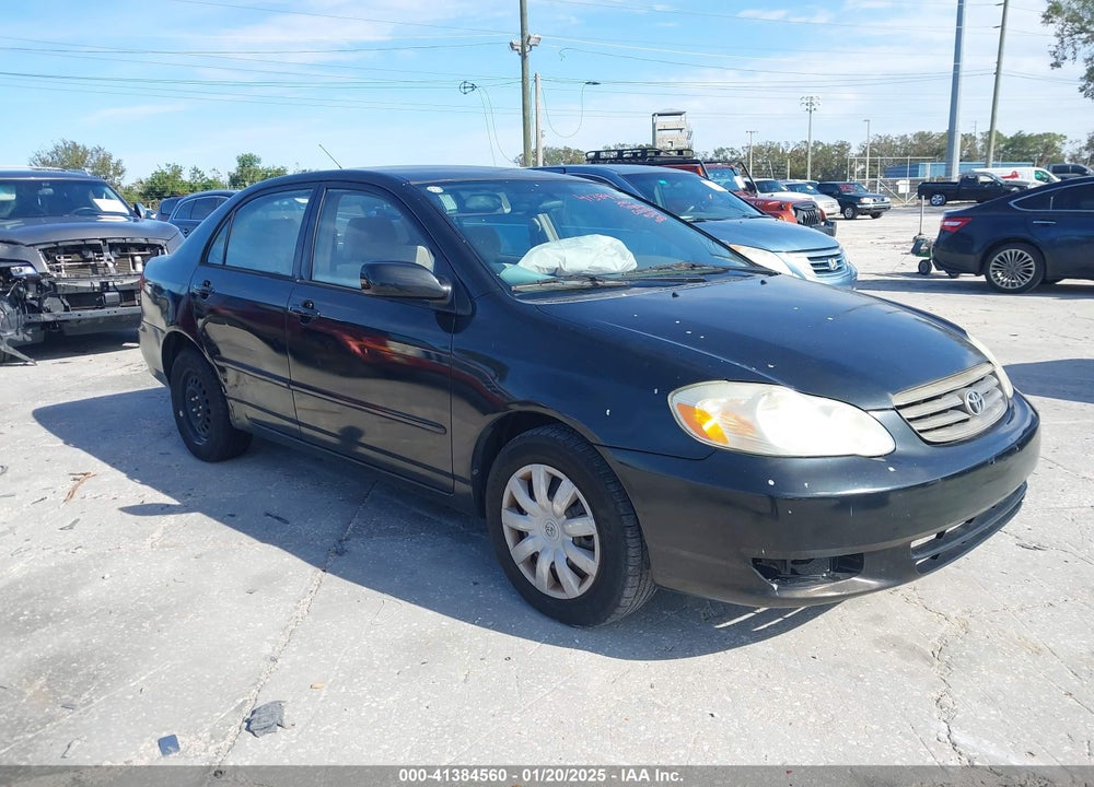 2003 TOYOTA COROLLA LE VIN: JTDBR32E030040351