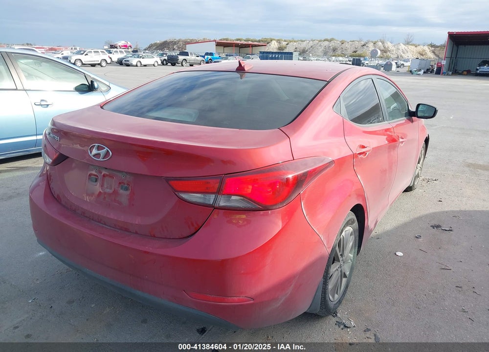 2016 HYUNDAI ELANTRA VIN: KMHDH4AE3GU601459