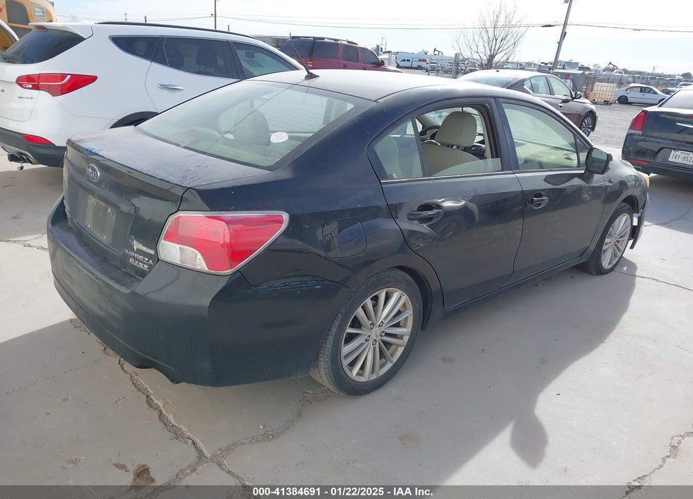 2012 SUBARU IMPREZA VIN: JF1GJAD6XCG030723