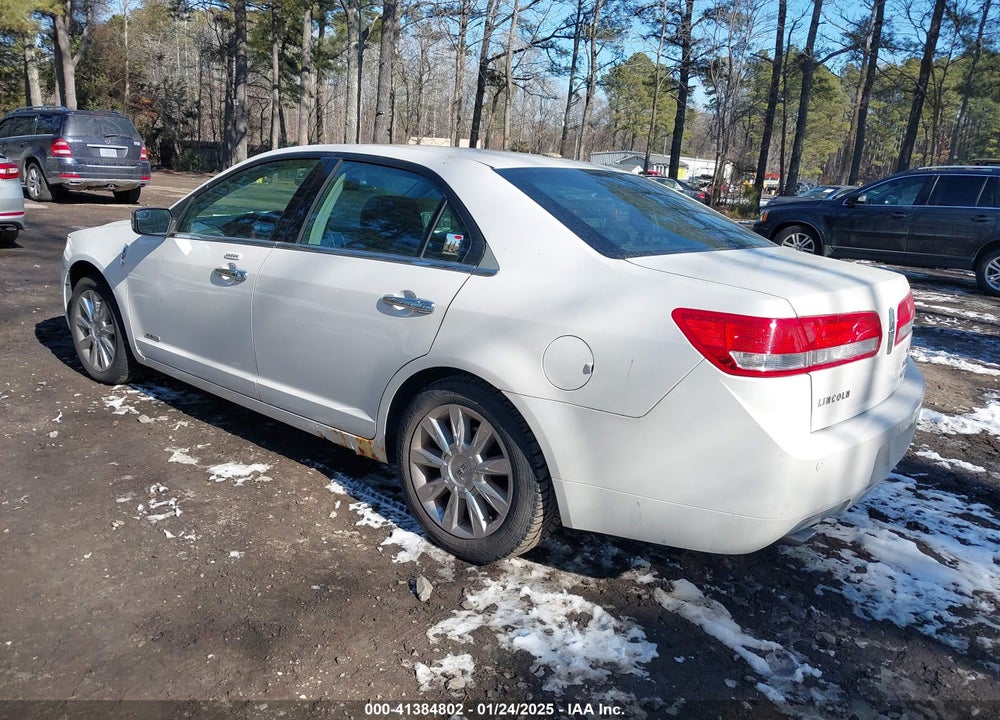 2012 LINCOLN MKZ HYBRID VIN: 3LNDL2L33CR807848