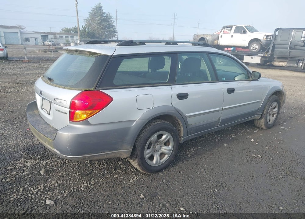2007 SUBARU OUTBACK VIN: 4S4BP61CX77302487