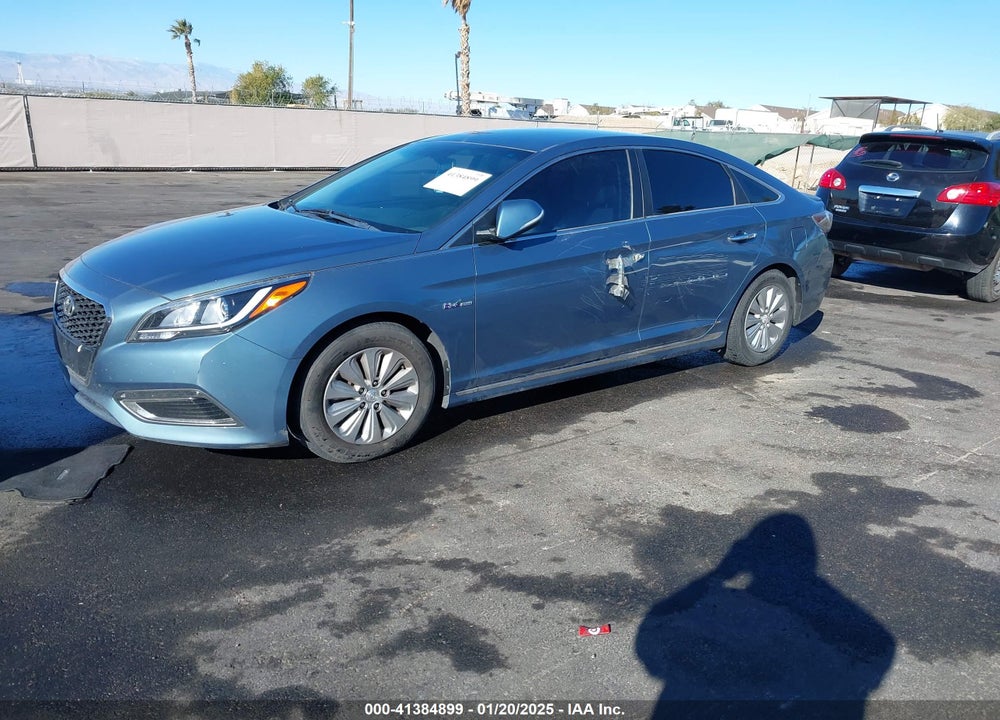 2016 HYUNDAI SONATA HYBRID VIN: KMHE24L11GA034573