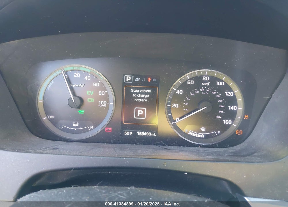 2016 HYUNDAI SONATA HYBRID VIN: KMHE24L11GA034573