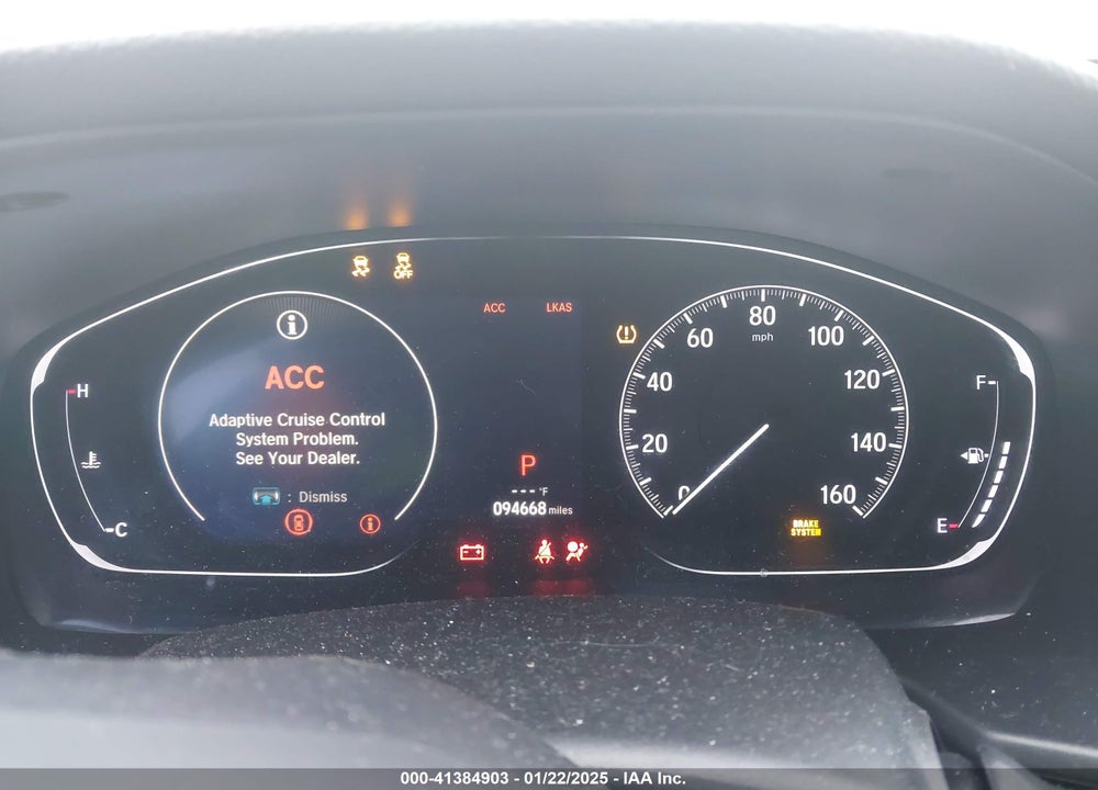 2019 HONDA ACCORD VIN: 1HGCV1F3XKA044656
