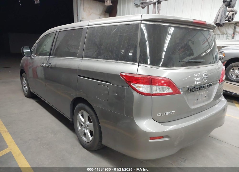 2013 NISSAN QUEST SV VIN: JN8AE2KP8D9060920