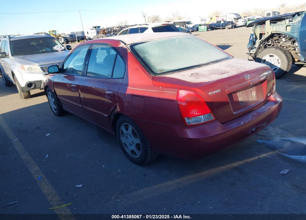 2002 HYUNDAI ELANTRA GLS VIN: KMHDN45D42U369926