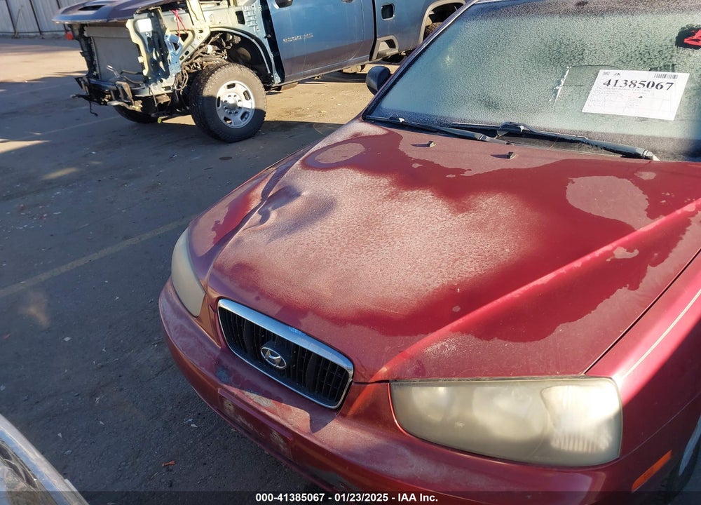 2002 HYUNDAI ELANTRA GLS VIN: KMHDN45D42U369926