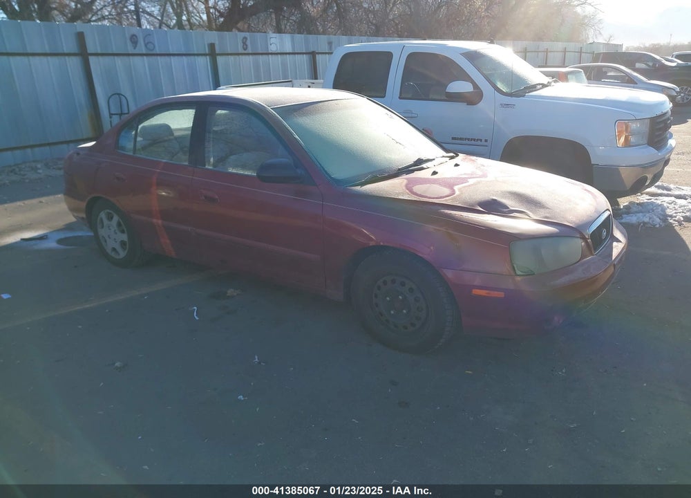 2002 HYUNDAI ELANTRA GLS VIN: KMHDN45D42U369926