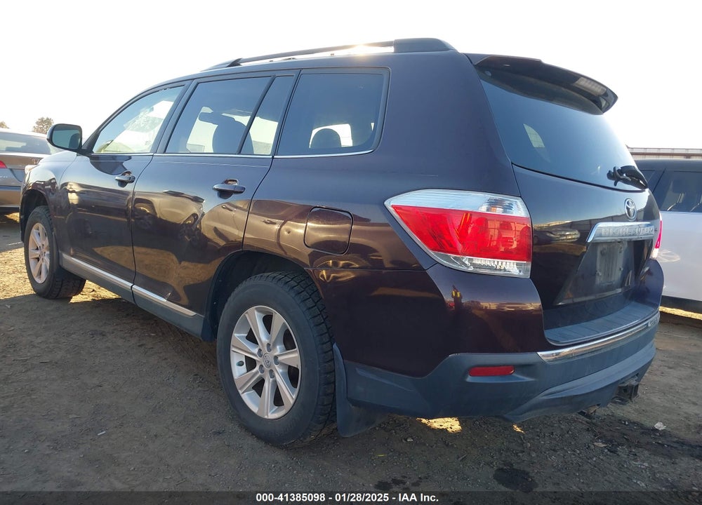 2011 TOYOTA HIGHLANDER SE V6 VIN: 5TDBK3EH7BS090492