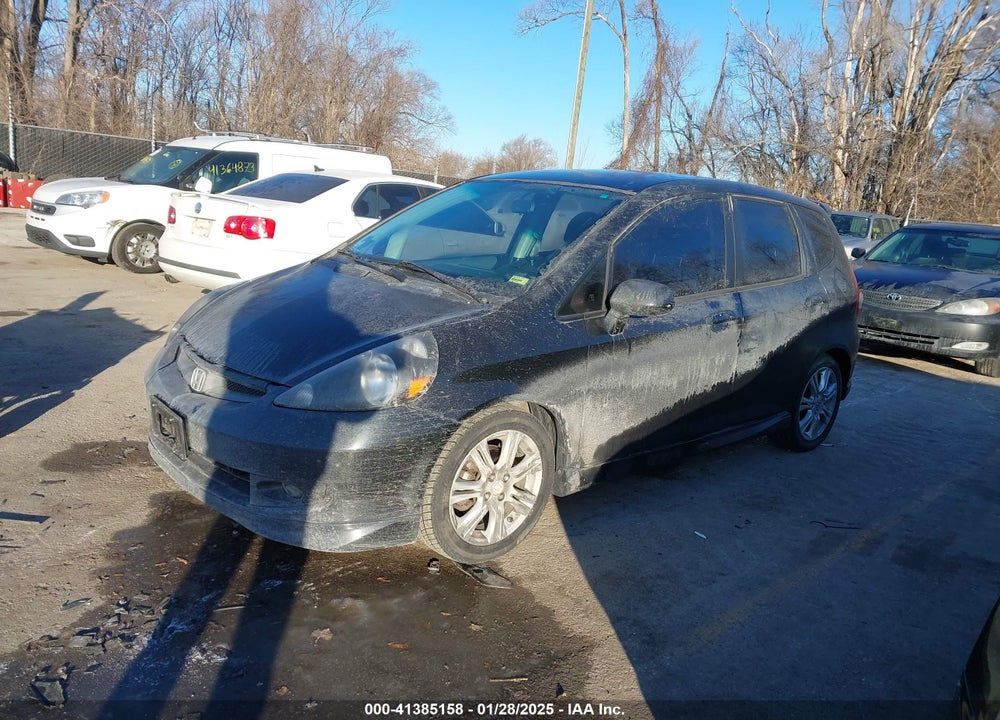 2008 HONDA FIT VIN: JHMGD38668S037663