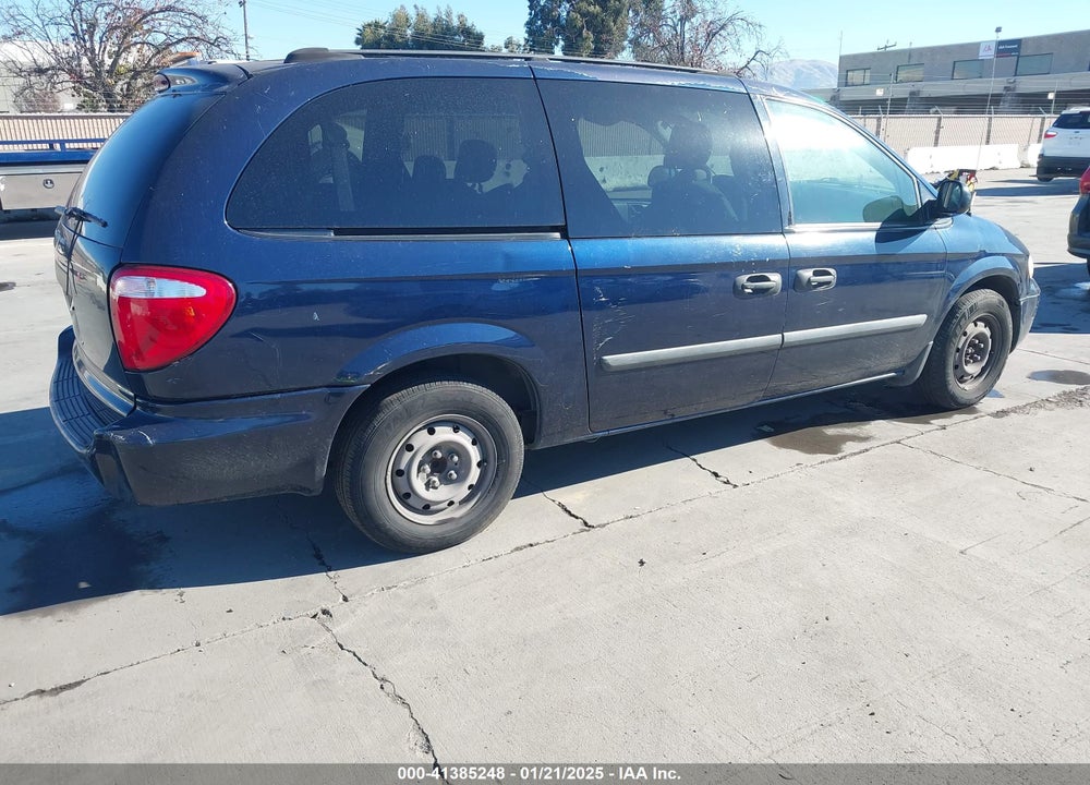 2005 DODGE GRAND CARAVAN SE VIN: 1D4GP24R25B246870