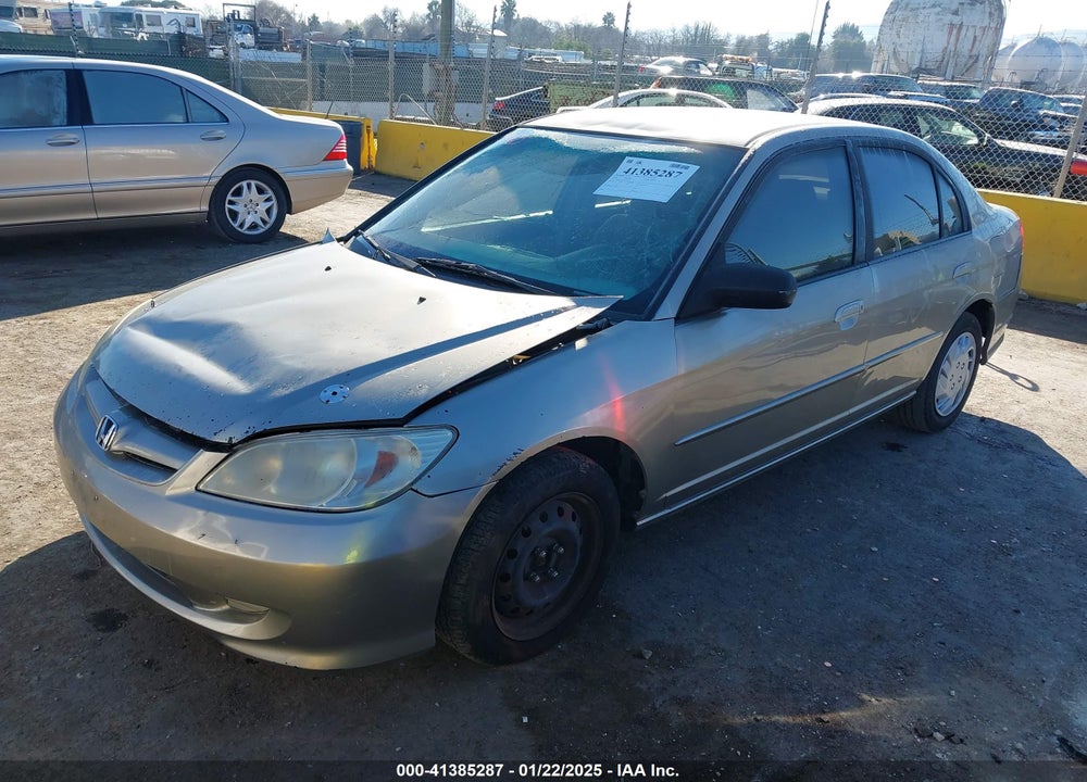 2005 HONDA CIVIC LX VIN: 2HGES16605H532581