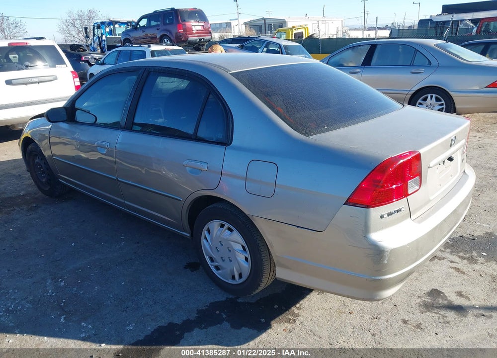 2005 HONDA CIVIC LX VIN: 2HGES16605H532581