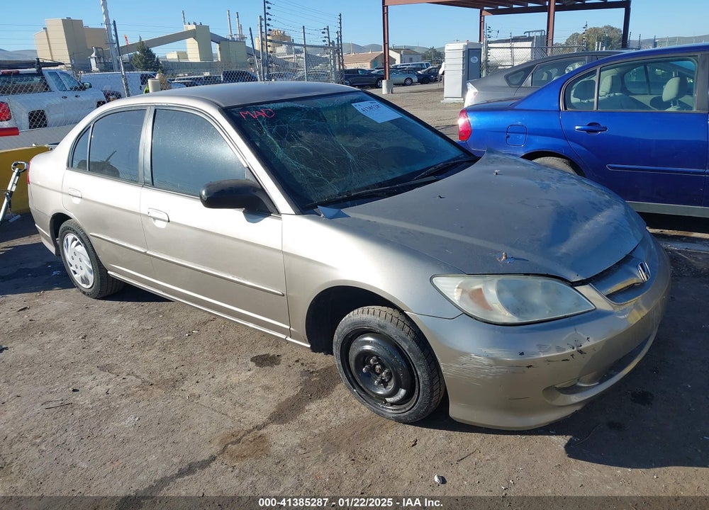 2005 HONDA CIVIC LX VIN: 2HGES16605H532581