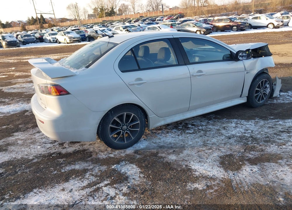 2016 MITSUBISHI LANCER SEL VIN: JA32V2FW0GU007887