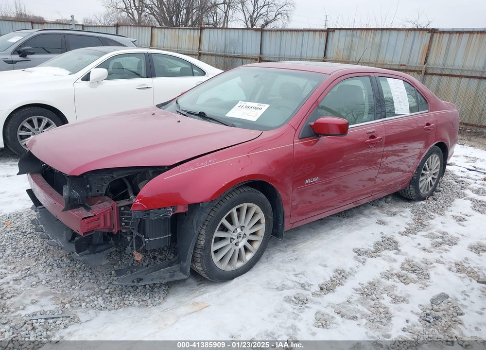 2008 MERCURY MILAN V6 PREMIER VIN: 3MEHM08198R609067