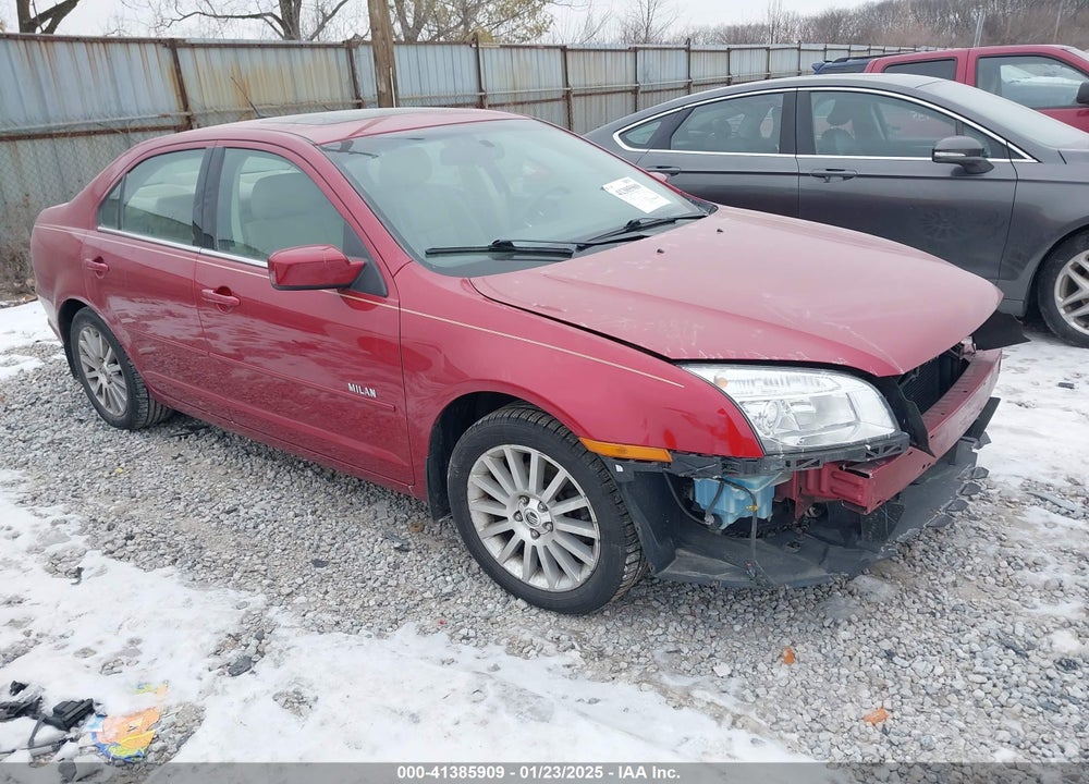 2008 MERCURY MILAN V6 PREMIER VIN: 3MEHM08198R609067
