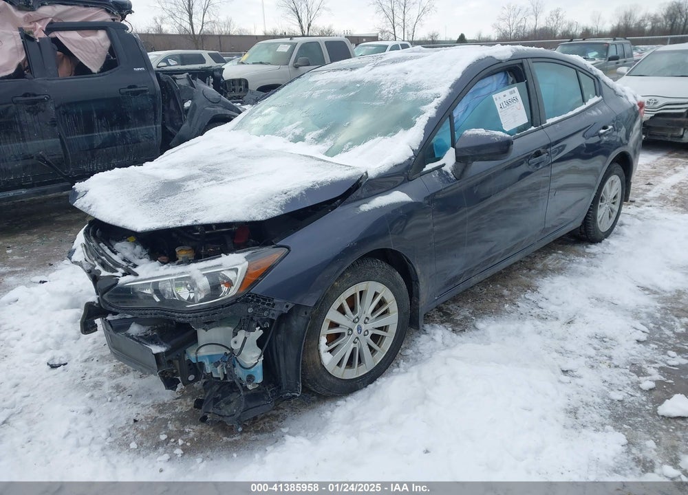 2017 SUBARU IMPREZA VIN: 4S3GKAB64H3613636