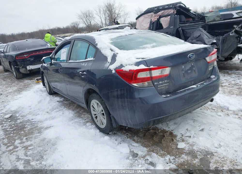 2017 SUBARU IMPREZA VIN: 4S3GKAB64H3613636