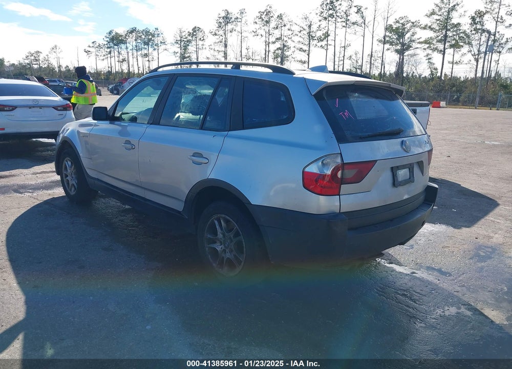 2004 BMW X3 2.5I VIN: WBXPA73444WC40518
