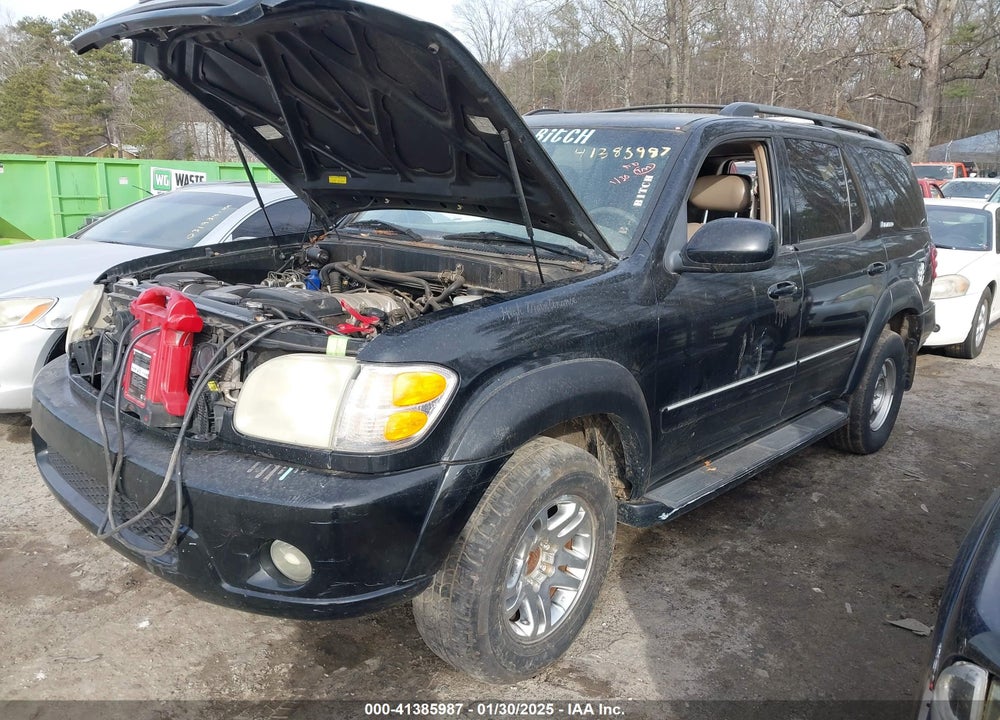 2004 TOYOTA SEQUOIA LIMITED V8 VIN: 5TDZT38A34S232933