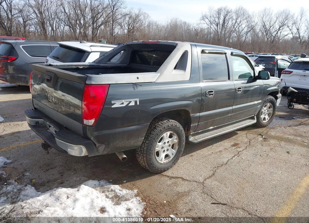 2004 CHEVROLET AVALANCHE 1500 VIN: 3GNEK12T24G219905