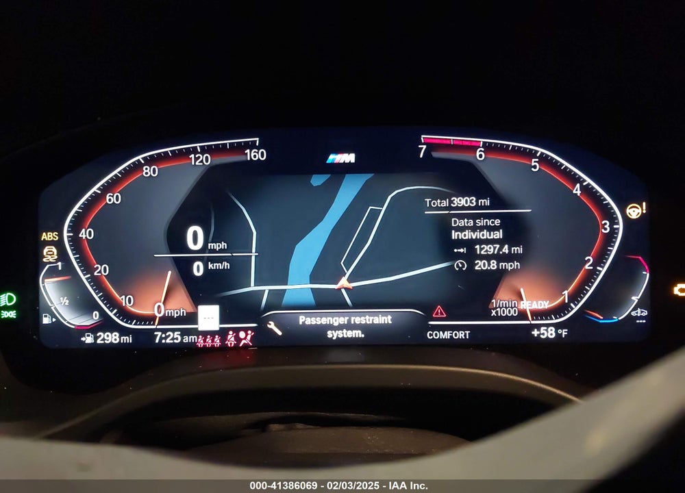2025 BMW X4 XDRIVE30I VIN: 5UX33DT05S9X57545