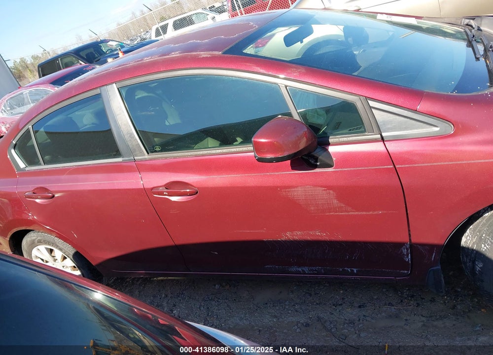 2012 HONDA CIVIC LX VIN: 2HGFB2F57CH606061