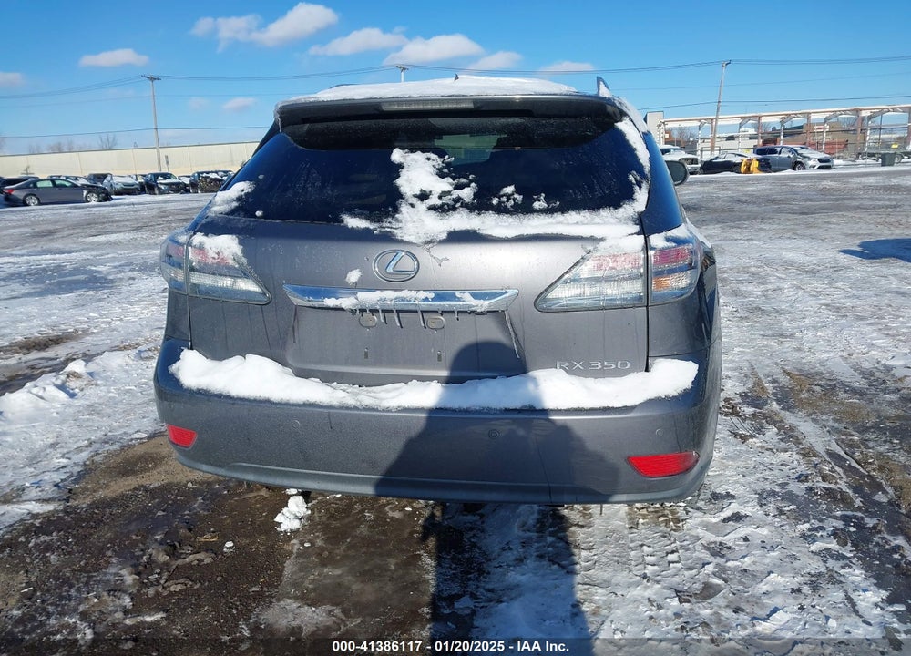 2012 LEXUS RX 350 VIN: 2T2BK1BA0CC139310