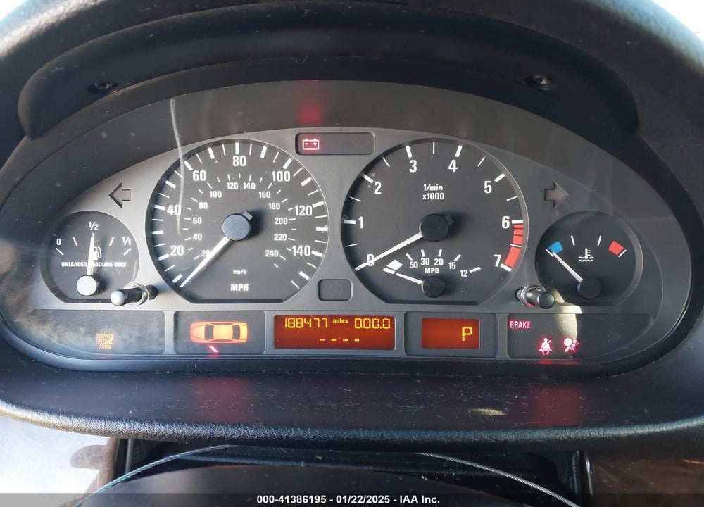 2002 BMW 325I VIN: WBAET374X2NJ18440
