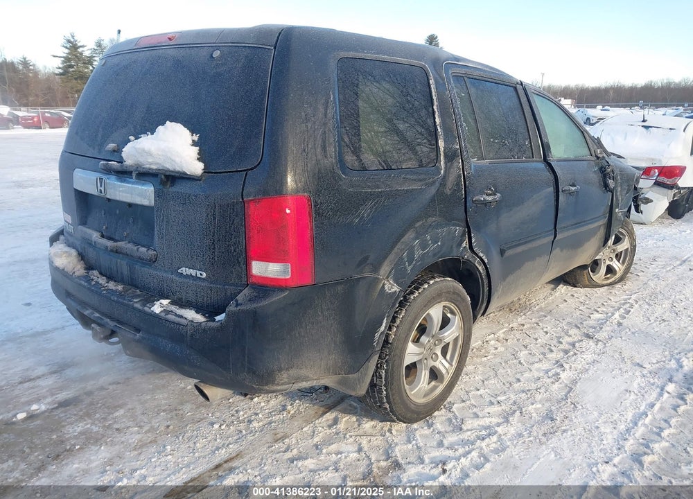 2013 HONDA PILOT EX-L VIN: 5FNYF4H54DB063974