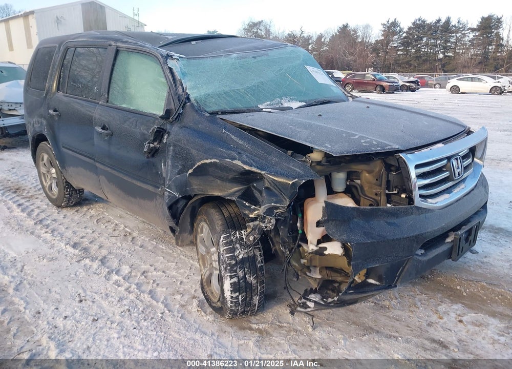 2013 HONDA PILOT EX-L VIN: 5FNYF4H54DB063974