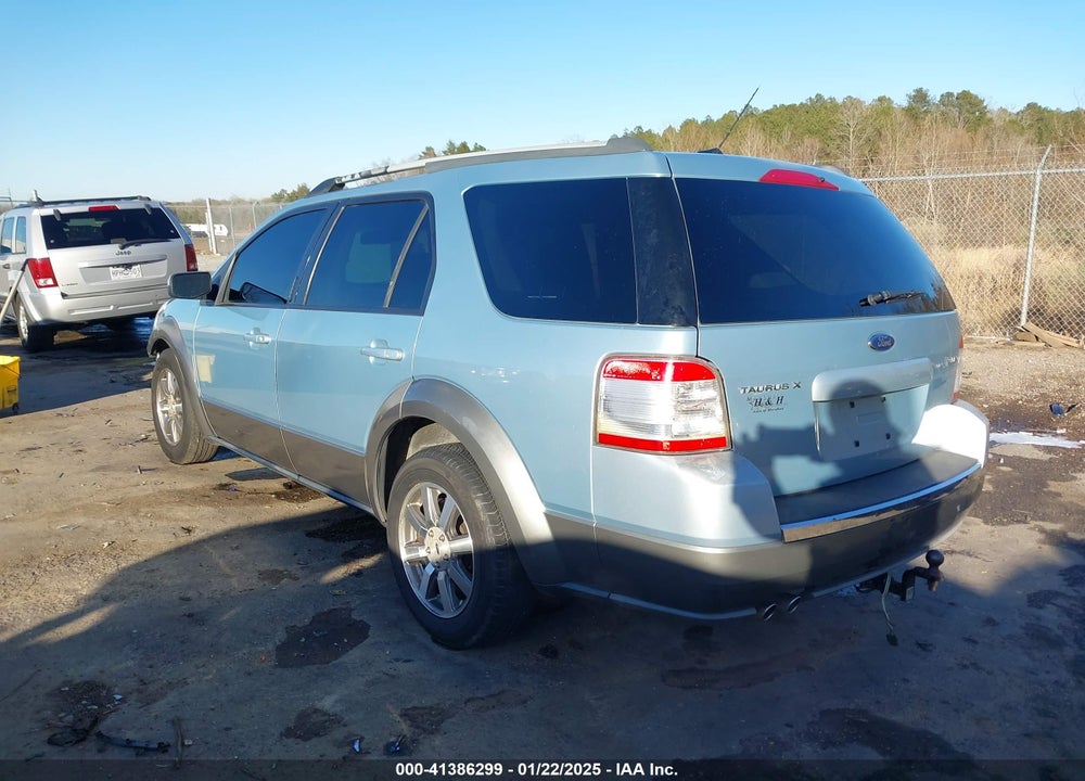 2008 FORD TAURUS X SEL VIN: 1FMDK02W58GA33572