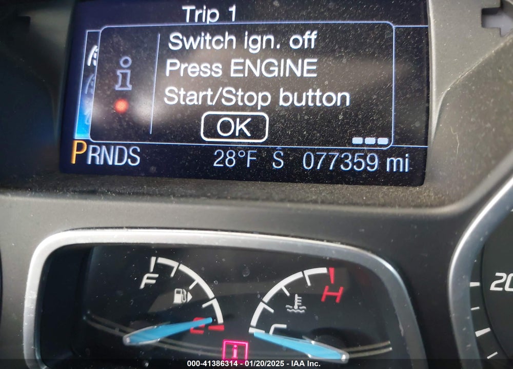 2013 FORD FOCUS TITANIUM VIN: 1FADP3J23DL198193