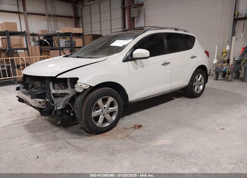 2010 NISSAN MURANO SL VIN: JN8AZ1MU1AW010598