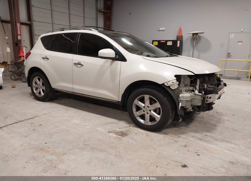 2010 NISSAN MURANO SL VIN: JN8AZ1MU1AW010598