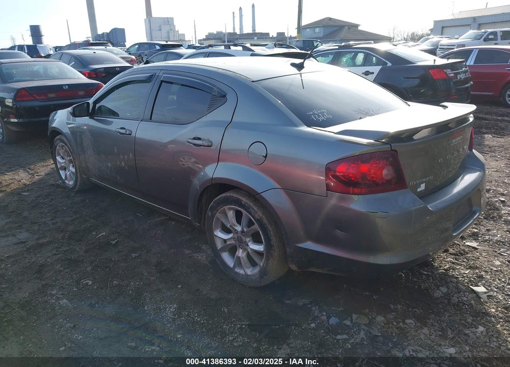 2013 DODGE AVENGER VIN: 1C3CDZBG3DN585962