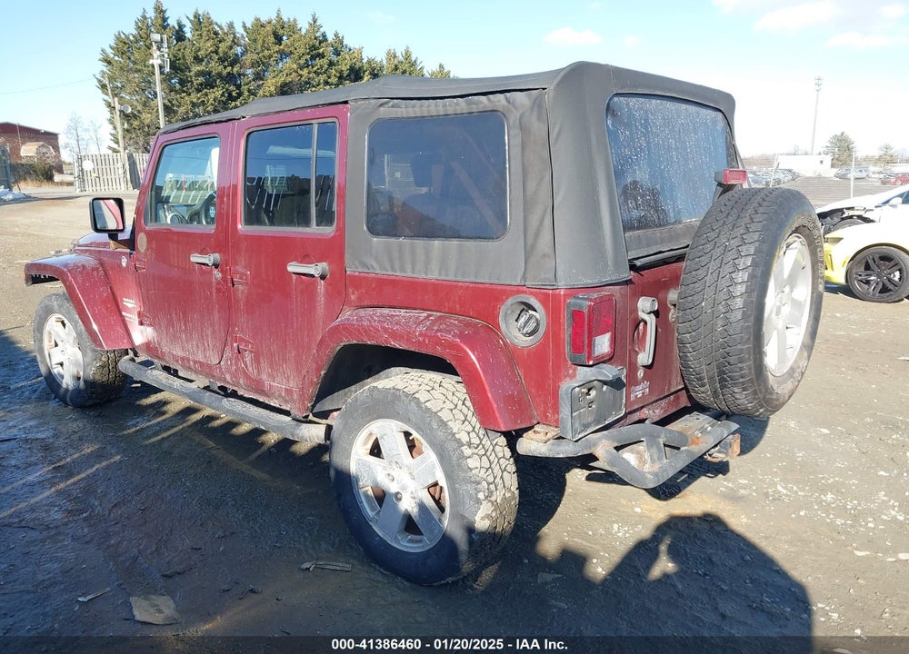 2008 JEEP WRANGLER UNLIMITED SAHARA VIN: 1J4GA59168L583490