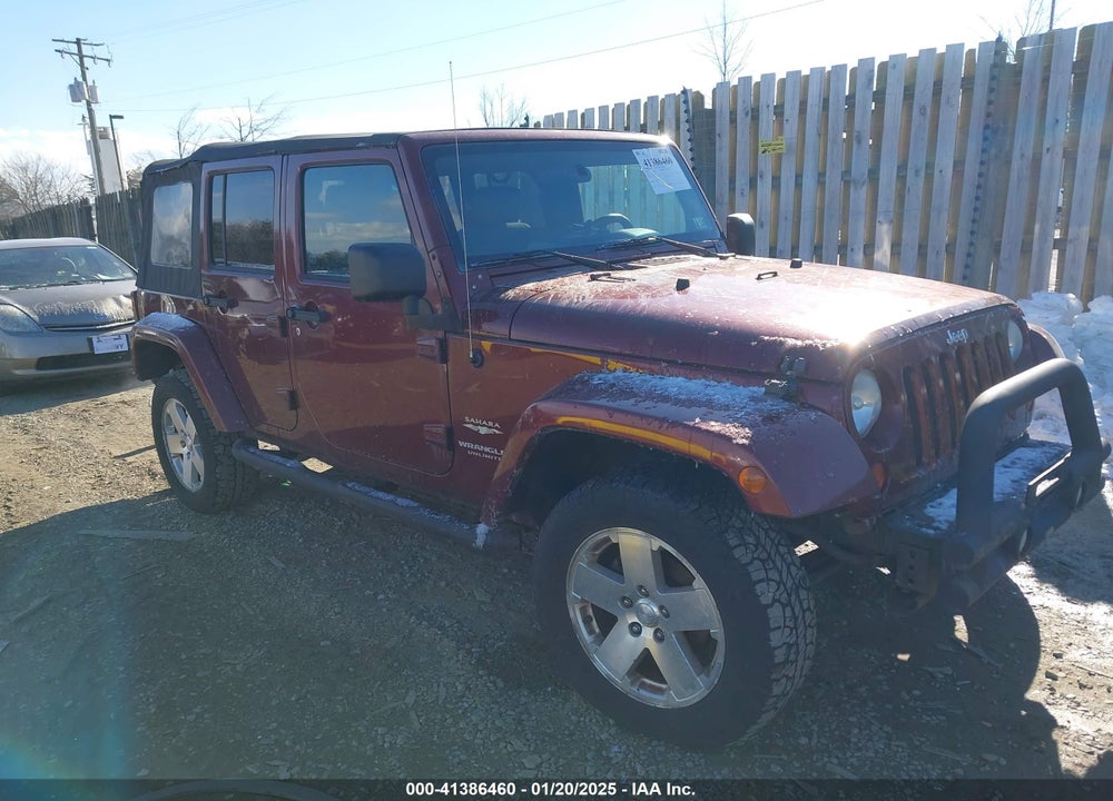 2008 JEEP WRANGLER UNLIMITED SAHARA VIN: 1J4GA59168L583490
