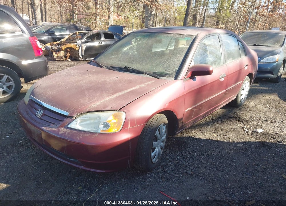 2003 HONDA CIVIC EX VIN: 2HGES26723H582779