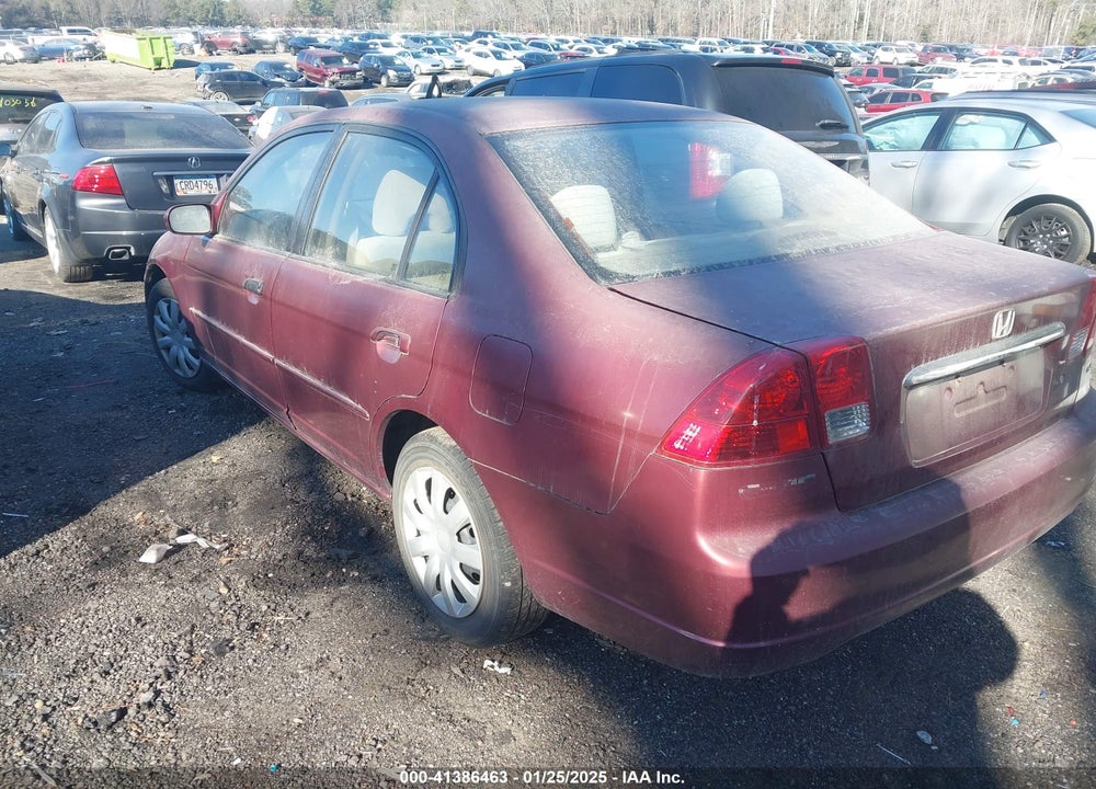 2003 HONDA CIVIC EX VIN: 2HGES26723H582779
