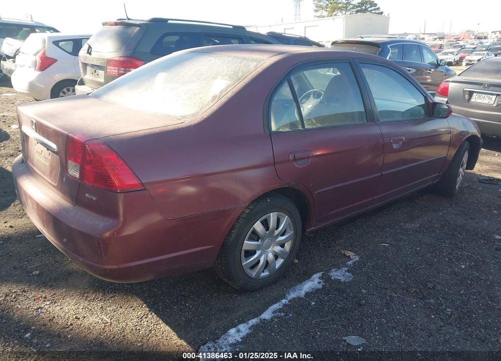 2003 HONDA CIVIC EX VIN: 2HGES26723H582779
