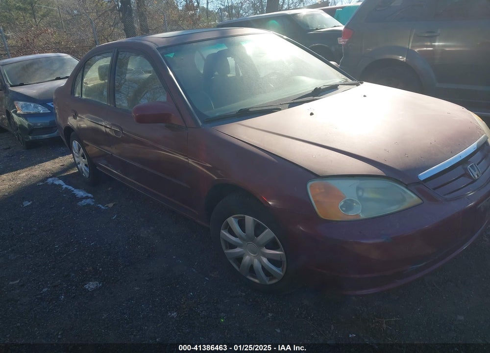 2003 HONDA CIVIC EX VIN: 2HGES26723H582779