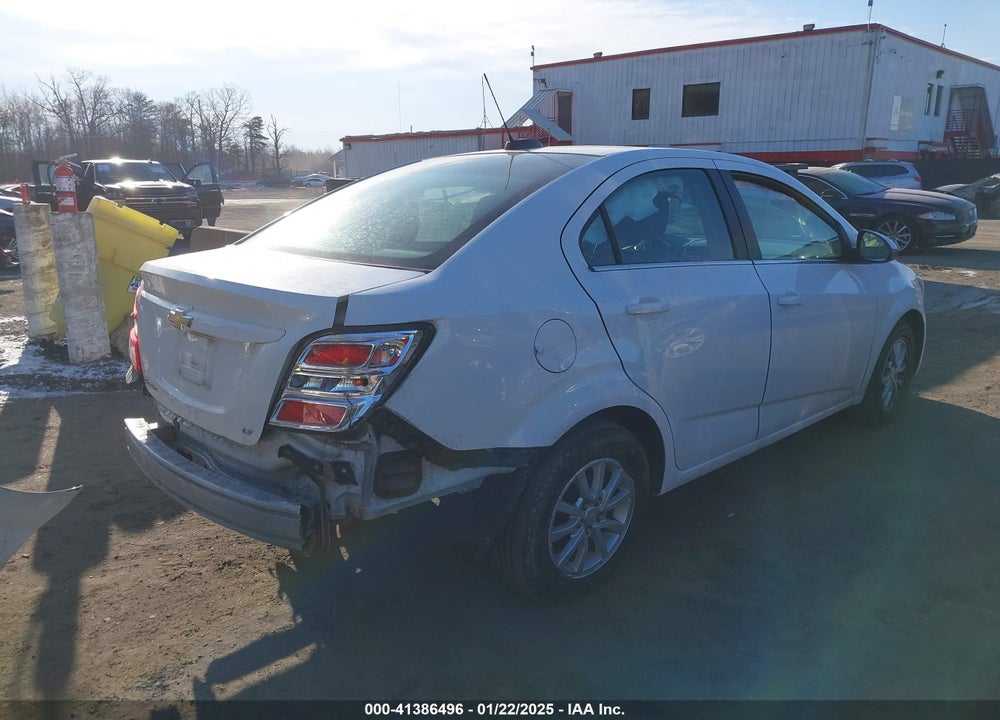 2018 CHEVROLET SONIC VIN: 1G1JD5SH4J4138765