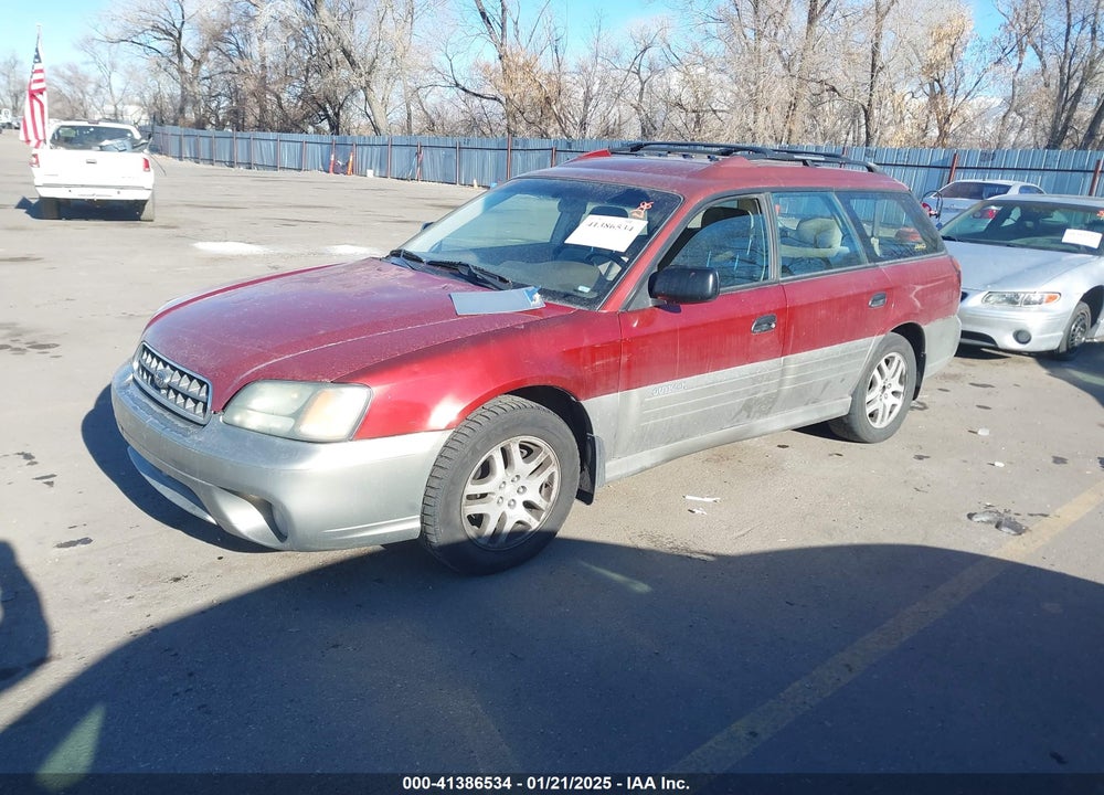 2004 SUBARU OUTBACK VIN: 4S3BH675347646507